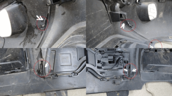 Bumper CITROEN C5 AIRCROSS 18-9825351877 9825446977 9825446577 Achterbumper PJ185
