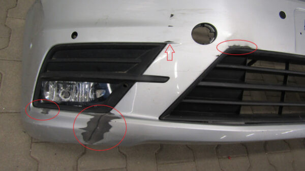 Bumper Volkswagen Caddy 2K5 Facelift 15- 2K5807221 Voorbumper KS5308