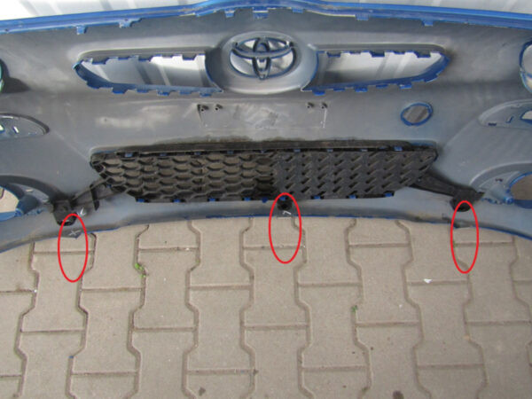 Bumper Toyota Aygo I Facelift 08-12 52453-C20 Voorbumper KJ8081