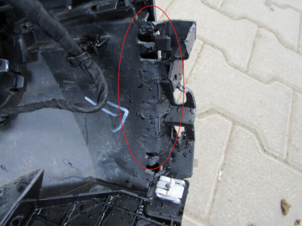 Bumper Volkswagen Touareg 3 III 760 6 PDC 18- Voorbumper JM978