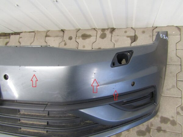 Bumper Volkswagen  Golf 7 VII 5G0 Facelift 17- 5G0807221 Voorbumper KS5611