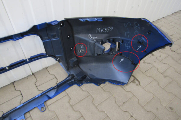Bumper TOYOTA HILUX 8 FACELIFT INVINCIBLE 52119-YP140 Voorbumper MK359