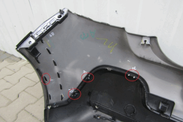 Bumper Citroen C3 III 16- + Kabels 9813343977 Achterbumper KS7641