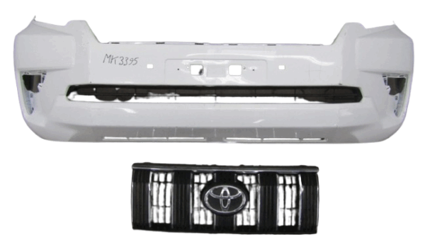 Bumper Toyota Land Cruiser J150 Facelift 18- 52119-60N4 Voorbumper GRILL MK3395
