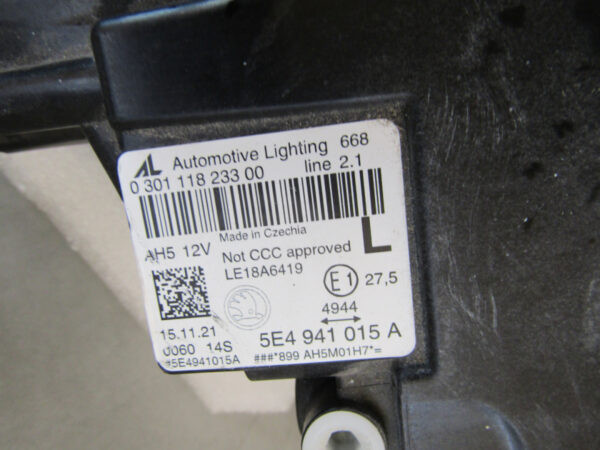 Koplamp Skoda Octavia IV Full-LED 19-24 5E4941015A LINKS A522/F209