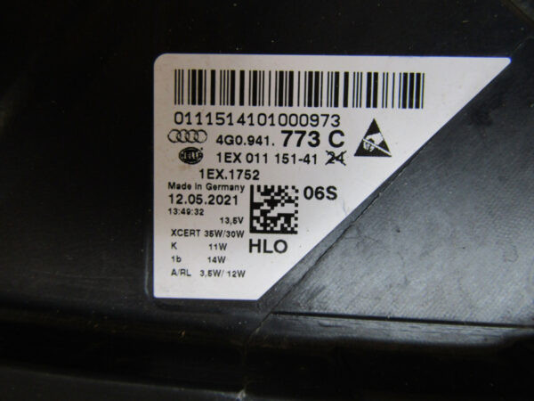 Koplamp AUDI A6 C7 4G0 FULL LED MATRIX 11-15 4G0941773C Links S610/E51