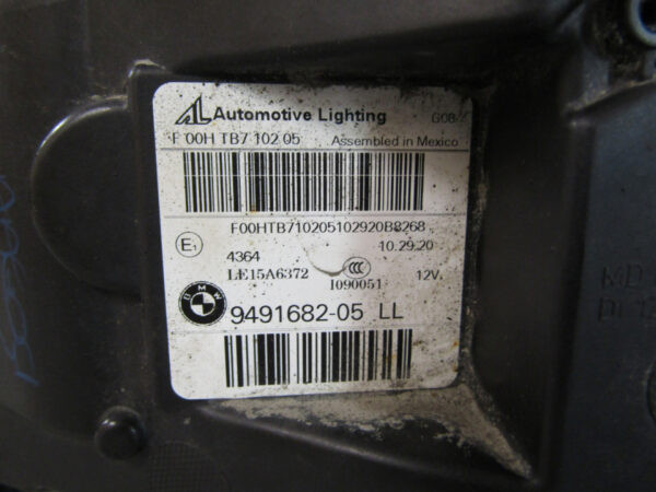 Koplamp BMW X3 G01 X4 G02 FULL LED ADAPTIVE 17-21 949168205 S615/D36