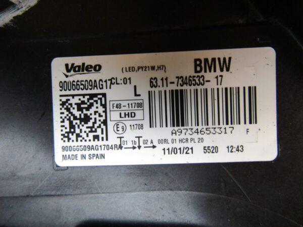 Koplamp BMW X1 F48 15-19 7346533 Links S667/K5/1C