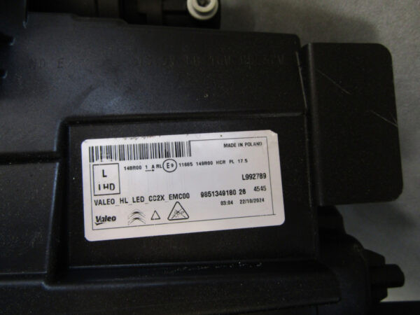 Koplamp Citroen C3 IV 4 LED 24- 9851349180 Links S838/K5/12F
