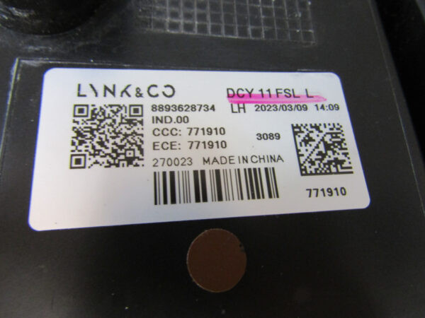 KOPLAMP LYNK&CO 01 LED LYNK & CO FACELIFT LYNK & CO 22- Links A743/B133