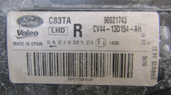KOPLAMP FORD KUGA MK2 II XENON 13-16 CV4413D154AH Rechts S631/C11