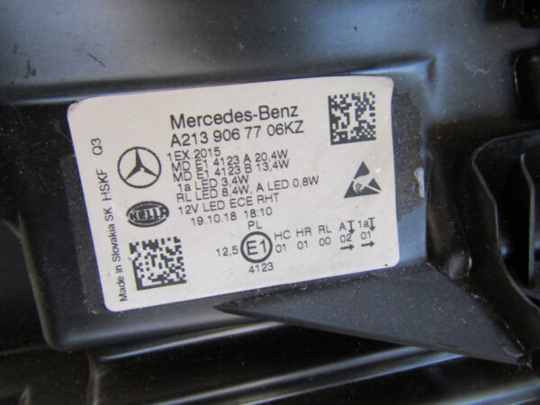 KOPLAMP MERCEDES E KLASSE W213 Full High Performance LED 16-20 Links A788