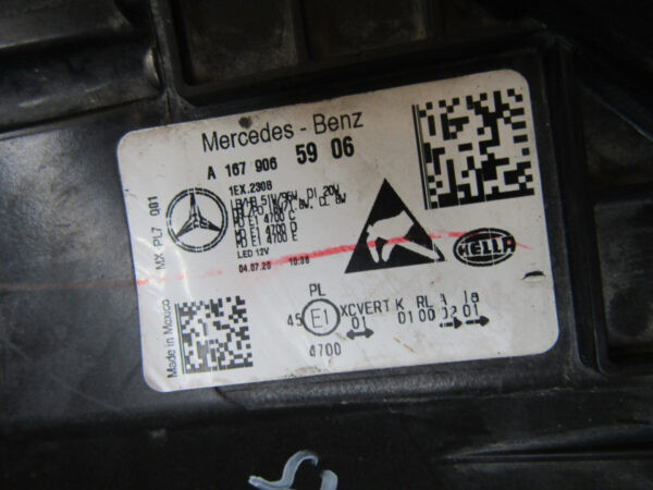 KOPLAMP MERCEDES GLE W167 FULL LED MULTIBEAM 19-23 A1679065906 LINKS S643/K5/12D