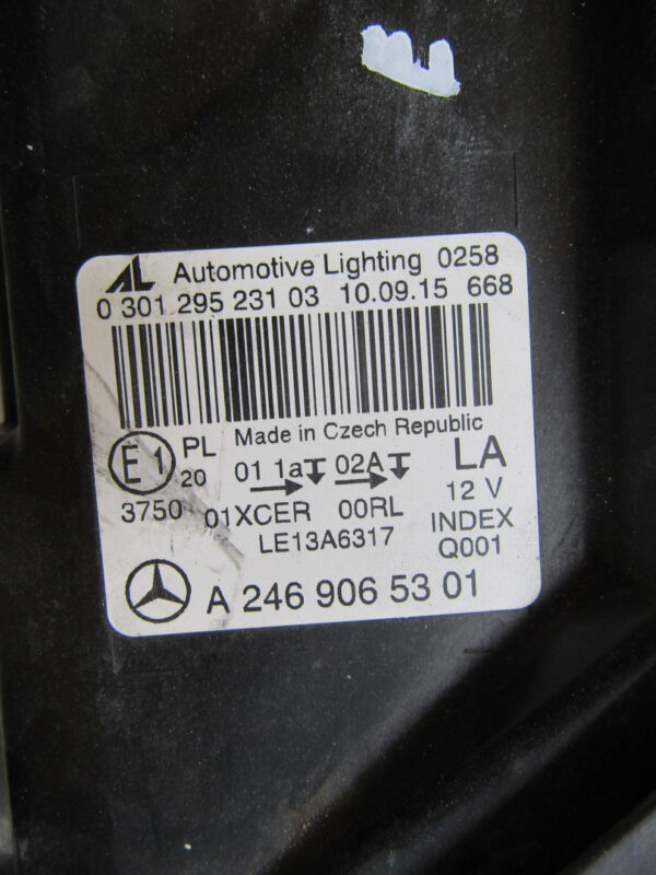 Koplamp Mercedes B Klasse W246 Facelft HIGH LED 14-18 A2469065301 Links S820/B28