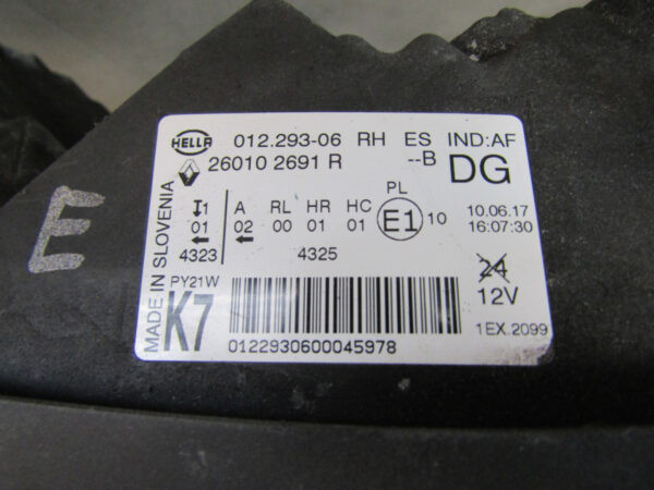 Koplamp Renault Scenic 4 IV 16-22 Full LED 260102691R Rechts A1003/4K/5B