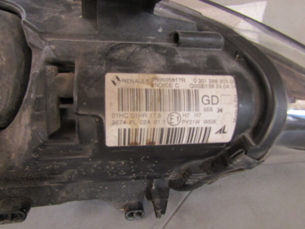 Koplamp Renault Megane 3 III FACELIFT 13-16 260605817R LINKS A547/A189