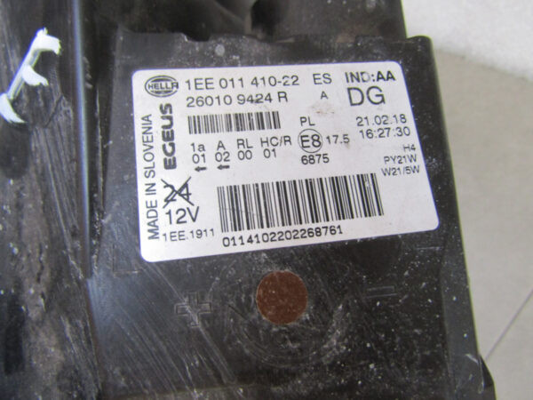 KOPLAMP RENAULT TRAFIC 3 14-19 260109424R Rechts A791/5K/15C