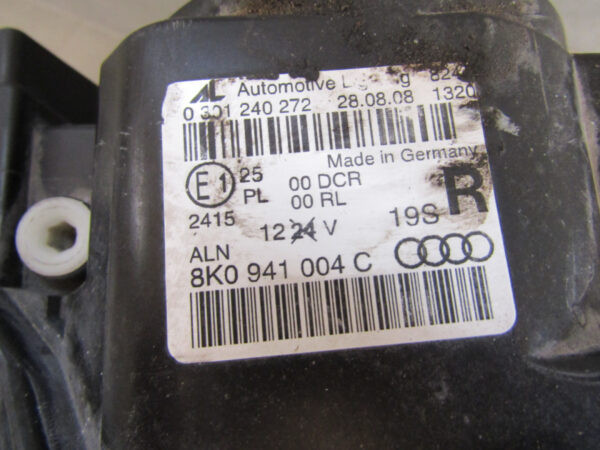 Koplamp Audi A4 B8 Xenon 07-11 8K0941004C Rechts A789/5K/15C