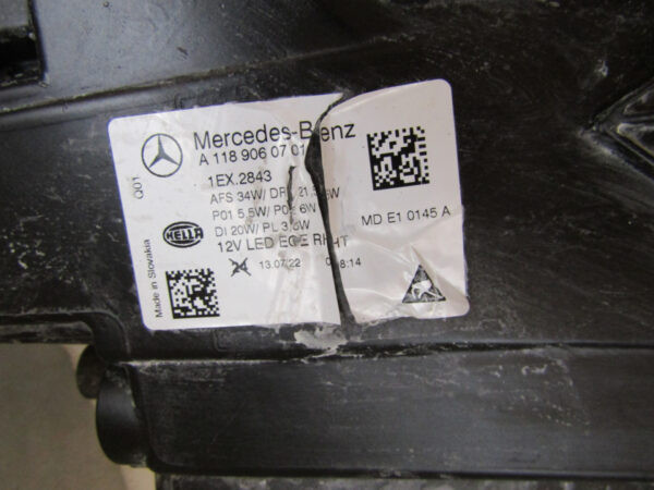 KOPLAMP MERCEDES CLA W118 Facelift Full LED 23- Links A1189060701 A882/D194