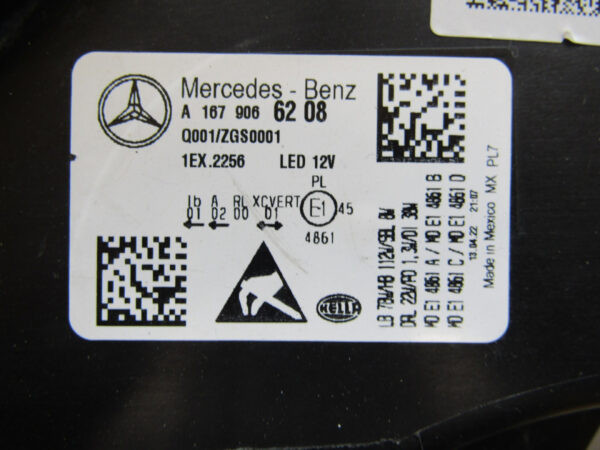 KOPLAMP MERCEDES GLS X167 W167 FULL LED MULTIBEAM 19- Rechts S716/K5/8G