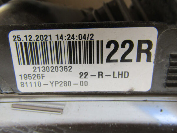 KOPLAMP TOYOTA CHR CH-R FACELIFT FULL LED 20-23 81110-YP280-00
