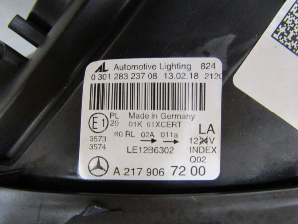 KOPLAMP MERCEDES S KLASSE 217 W217 SWAROVSKI 14-20 LINKS  S39