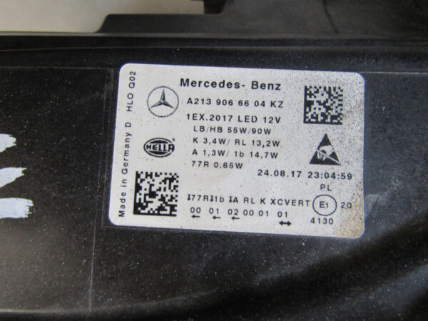 KOPLAMP MERCEDES E KLASSE W213 MULTIBEAM 17-20 A2139066604KZ RECHTS S50/F100