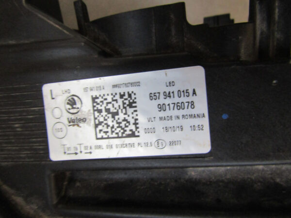 KOPLAMP SKODA SCALA FULL LED 19-23 657941015A LINKS