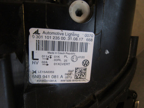 Koplamp VW VOLKSWAGEN TIGUAN 2 II 5NB Full LED 16-21 5NB941081A LINKS A461/A67