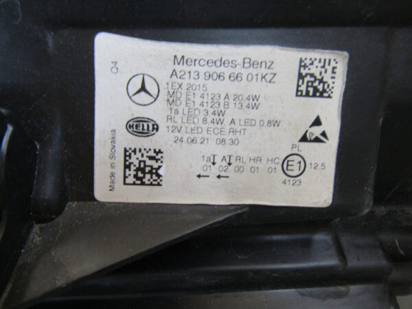 KOPLAMP MERCEDES E KLASSE W213 HIGH LED PERFORMANCE 16-21 Rechts A2139066601 A881/F170