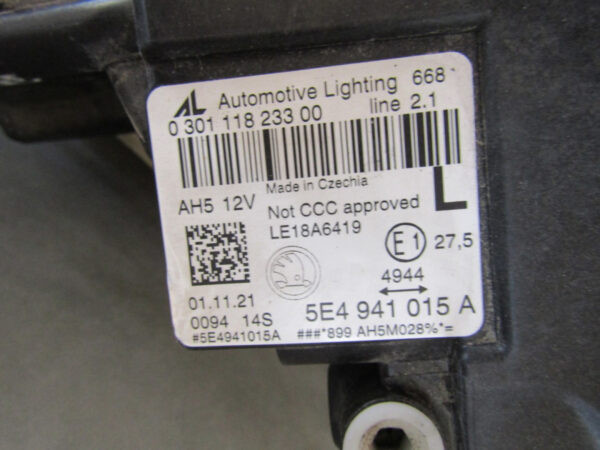 Koplamp Skoda Octavia IV Full-LED 19-24 5E4941015A Links S722/K5/1A