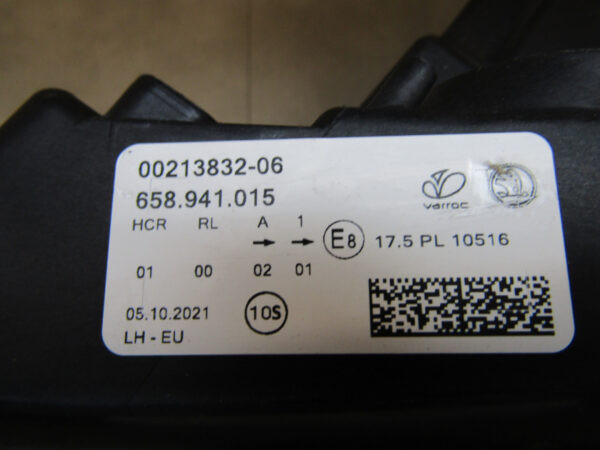 Koplamp Skoda Kamiq 658 LED 19-23 Links 658941015 A1014/4K/15D
