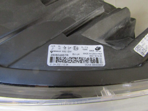 KOPLAMP OPEL MOVANO B FACELIFT 19- 260604857R LINKS A384/D100