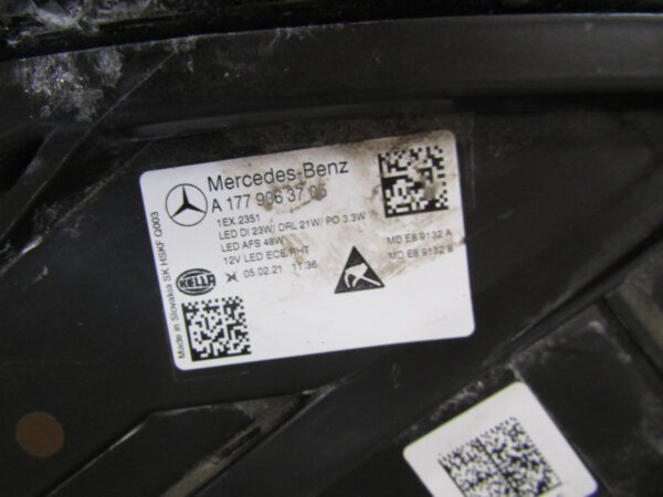 KOPLAMP MERCEDES A KLASSE W177 HIGH LED PERFORMANCE 18-2 A1779063705 LINKS A1002/4K/5B