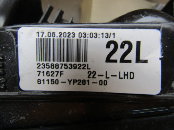 KOPLAMP TOYOTA CHR C-HR FACELIFT FULL LED 20-23 71627F Links S479/K5/2D