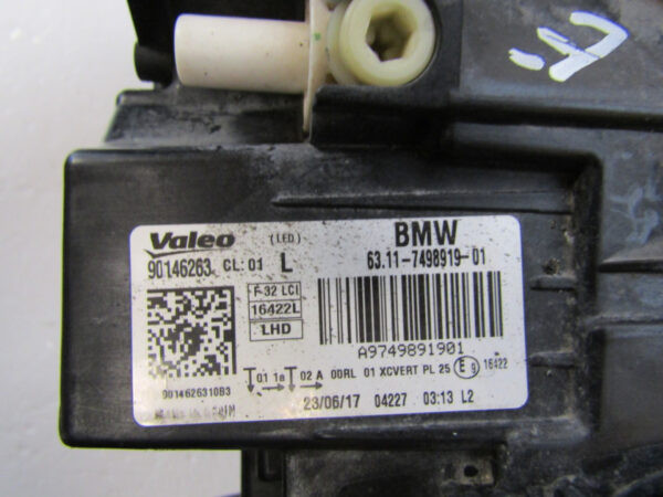 KOPLAMP BMW 4 F32 F33 F36 FACELIFT M3 M4 FULL LED ADAPTIVE 17-20 LH 7498919-01 LINKS A91/F1