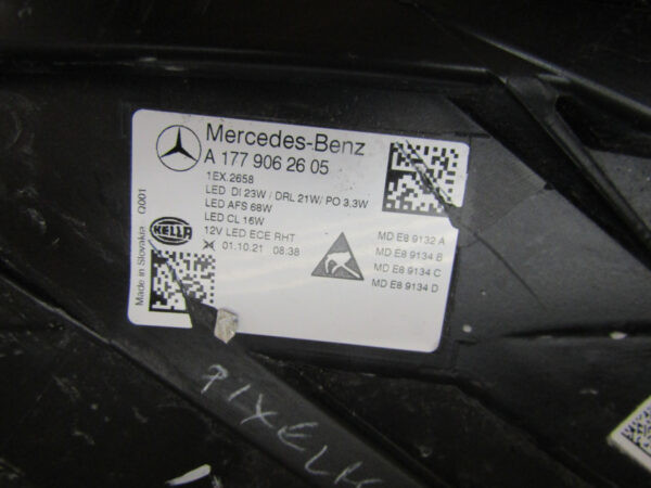 KOPLAMP MERCEDES A KLASSE W177 LED MULTILED 18-22 Rechts A1779062605  A879/B198