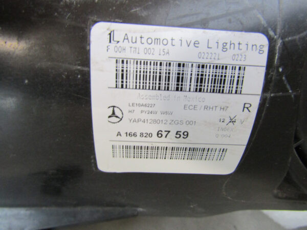 KOPLAMP MERCEDES ML W166 11-15 A1668206759 RECHTS A501/D207