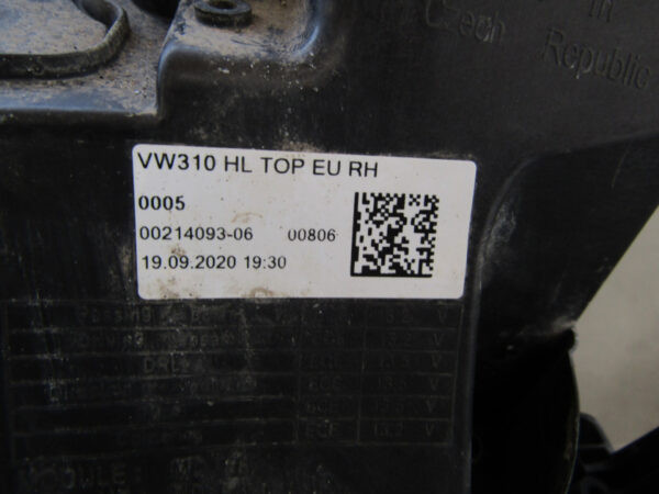 Koplamp Volkswagen ID3 ID 3 Full LED IQ 19- Rechts S712/K5/7G