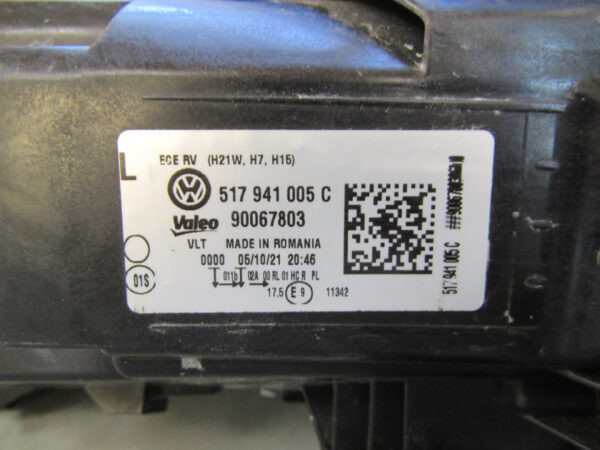 KOPLAMP VW VOLKSWAGEN SPORTSVAN 14-18 517941005C LINKS S298/E149