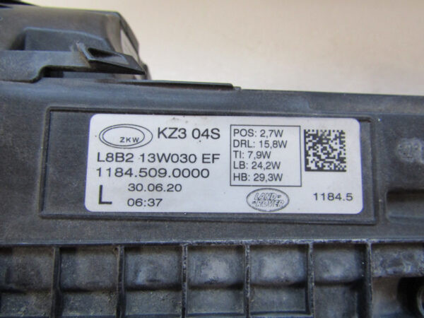 Koplamp Land Rover Defender II FULL LED 20- L8B2 13W030 EF LINKS Q88/C72