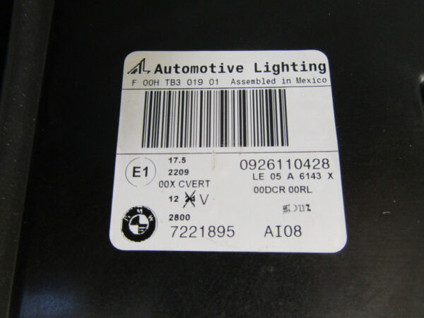 KOPLAMP BMW X5 E70 FACELIFT 10-13 XENON 7221895 Links S436/A144