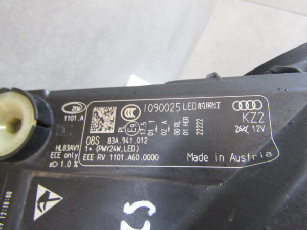 Koplamp Audi Q3 83A LED 18- 83A941012 Rechts Q733/K5 7F