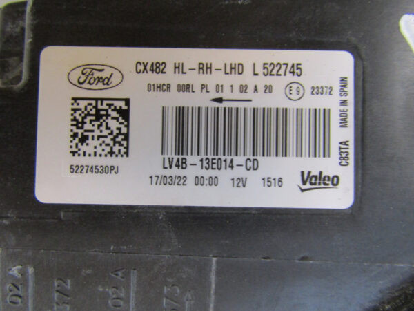 Koplamp Ford Kuga MK3 LED 19-24 LV4B-13E014-CD RECHTS  S899/4K/16C