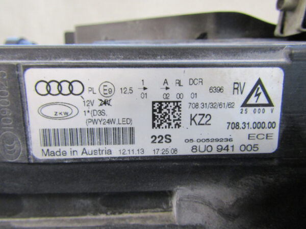 Koplamp Audi Q3 8U0 XENON 11-14 8U0941005 LINKS Q446/B174