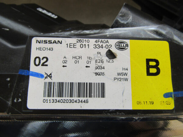 KOPLAMP Nissan e-NV200 E NV200 LED 14-21 260104FA0A Rechts Q821/K5/14D