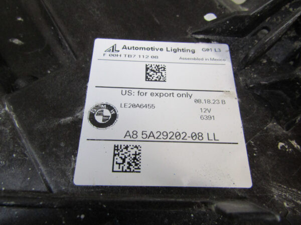 Koplamp BMW X3 G01 X4 G02 FACELIFT LCI FULL LED 21- A8-5A29202-08 Rechts Q533/A111