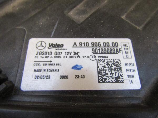 KOPLAMP Mercedes Sprinter W910 W907 18- LINKS Q233/E116