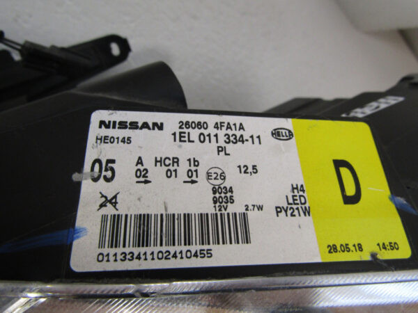 KOPLAMP Nissan e-NV200 NV200 E LED 14-21 26060 4FA1A LINKS Q46/B4