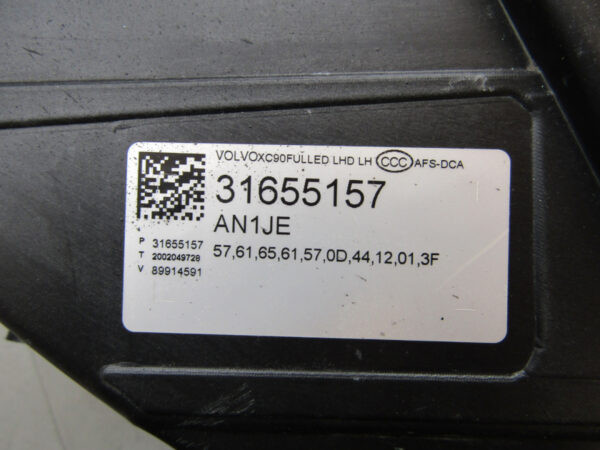 Koplamp Volvo XC90 XC 90 FULL LED ACTIVE 14-24 31655157 Links Q559/K5/1G